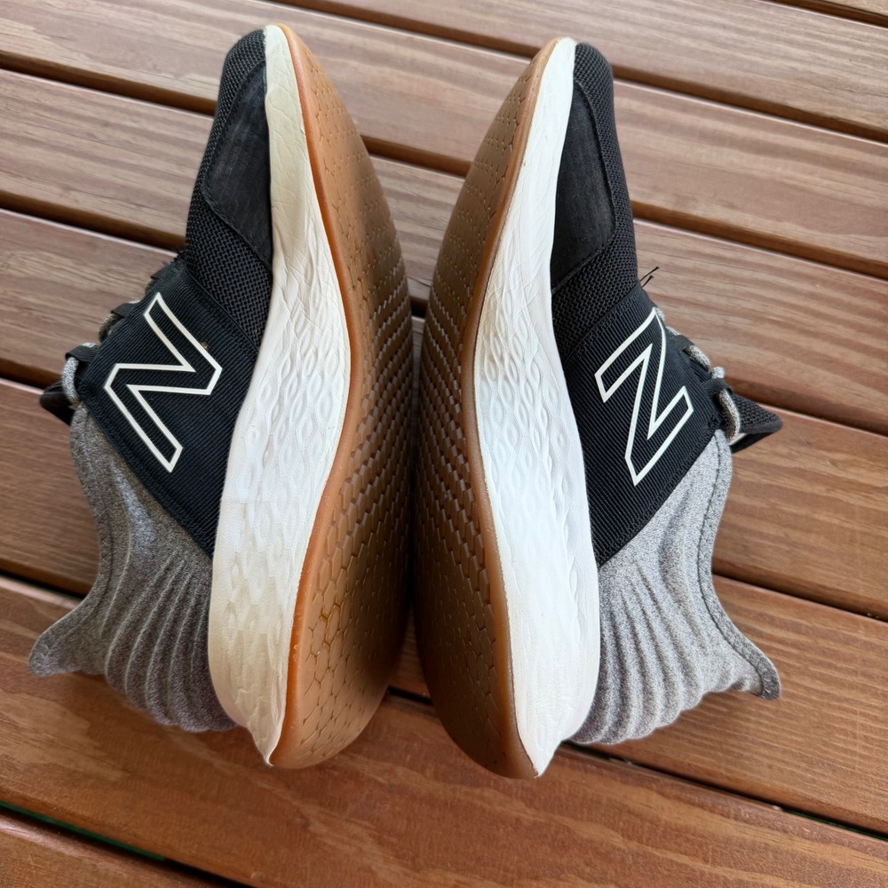 New Balance Fresh Foam Roav Mens Running Shoes Black White Gum MROAVTK Size 10.5 - Picture 6 of 13